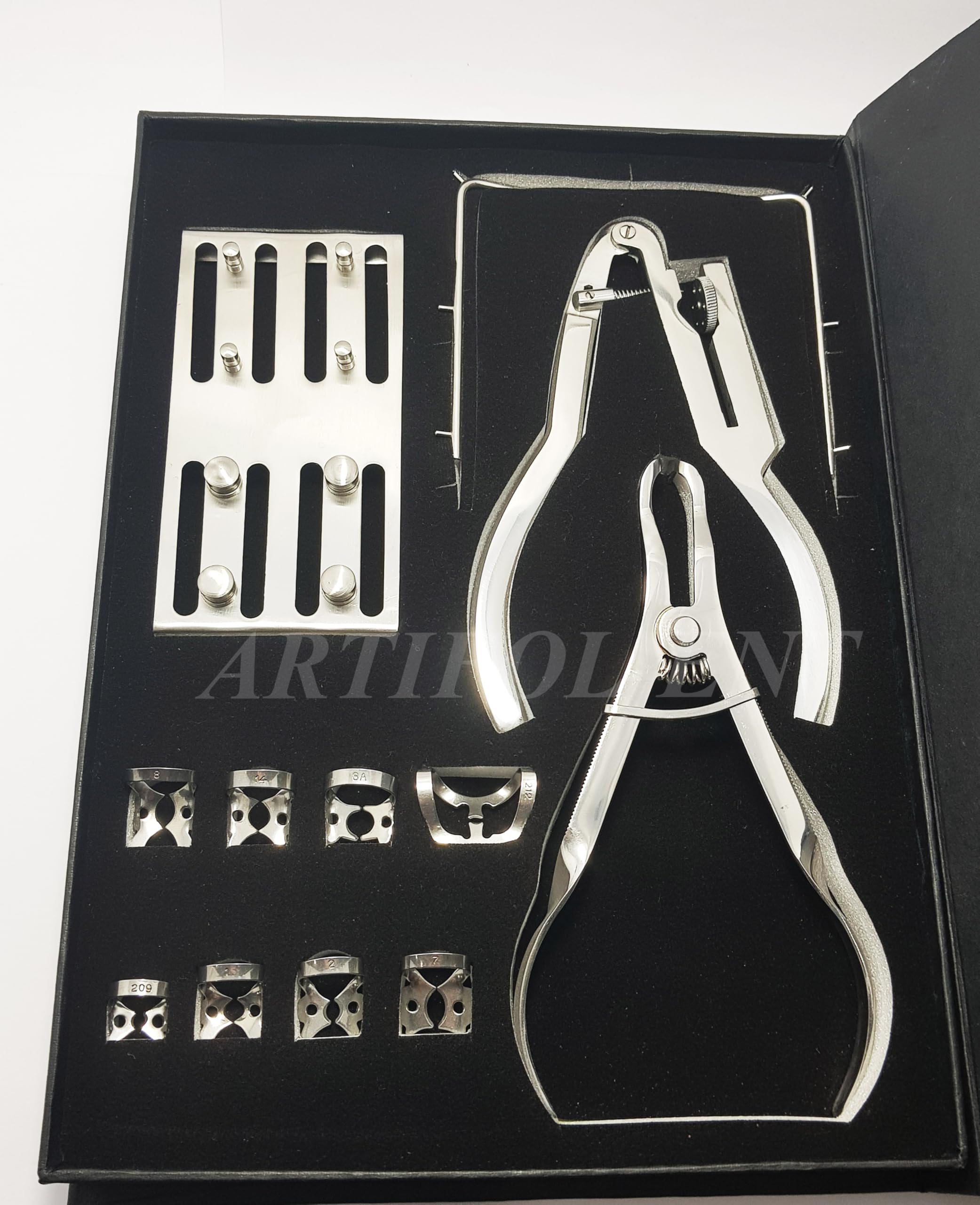 Amazon.co.jp: ジェネリック歯科用ゴムダムキット ステンレス
